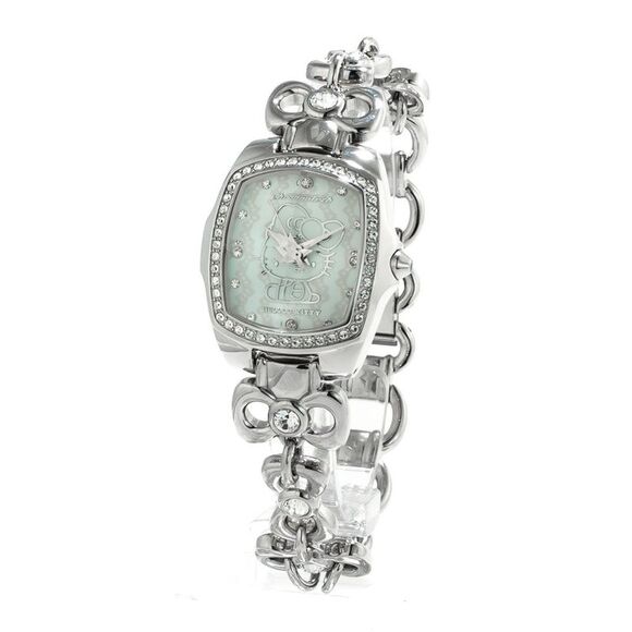 Chronotech Silver Stainless Steel Dress Women's Watch